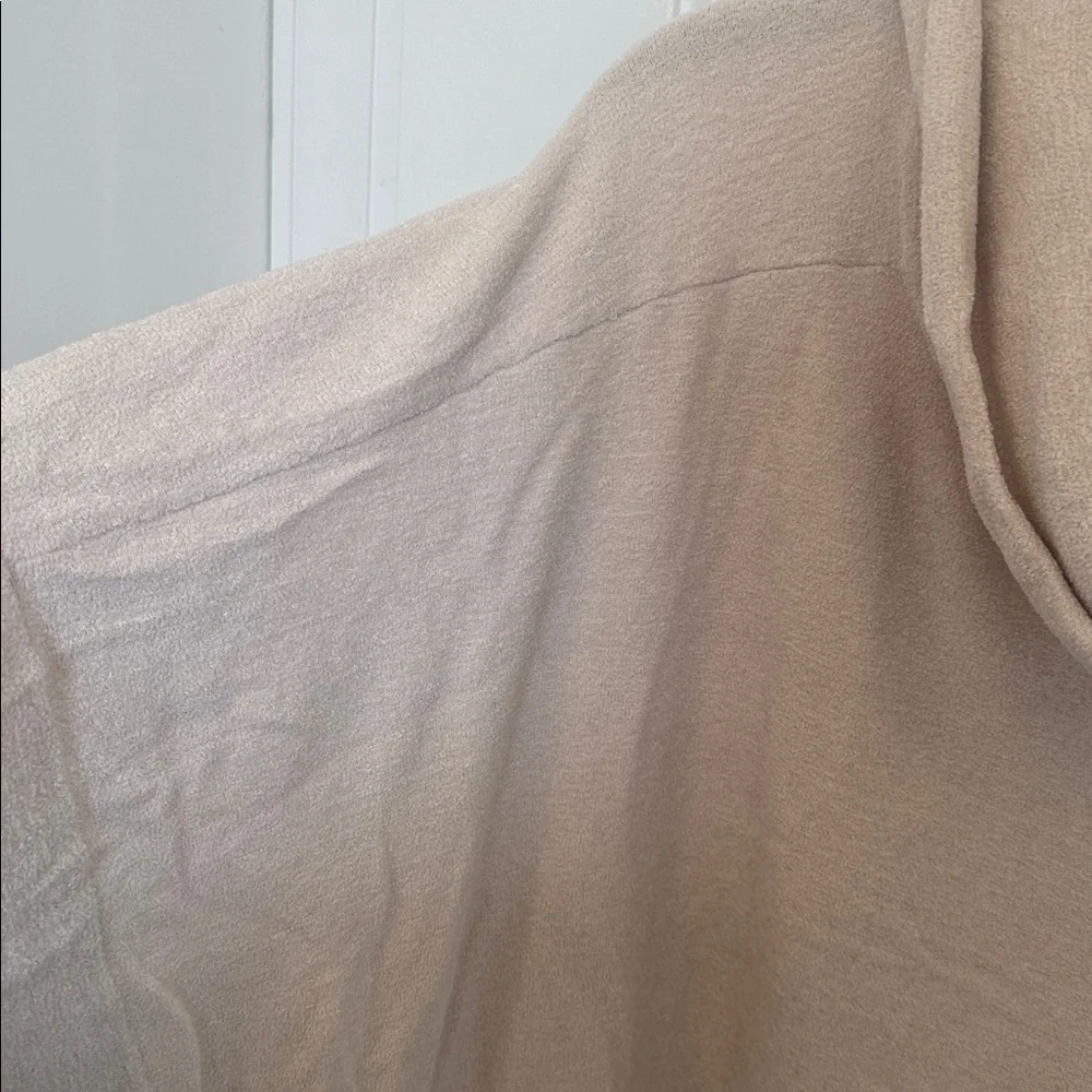 Barefoot Dreams Cozy Chic Cowl Neck Women's Sweater sand dune L/XL - Picture 6 of 6
